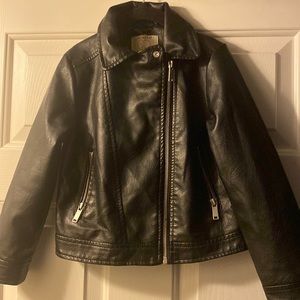 Girls leather jacket